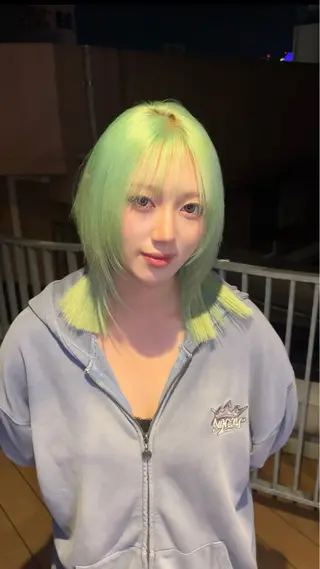 カラー 姫夏 /ハイトーン艶髪🎀のヘアスタイル