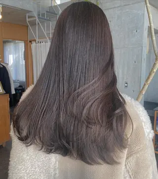 ロング カラー パーマ ヘアアレンジ メンズ キッズ ネイル マツエク・マツパ アイブロウ モリモト サナのヘアスタイル