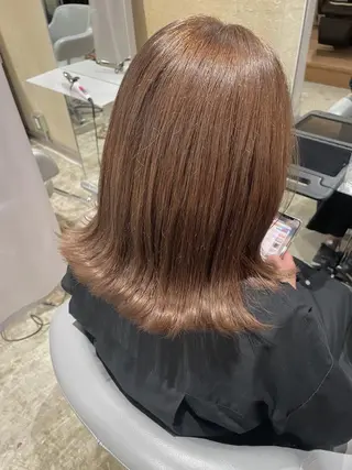 ミディアム 韓国ボブ👩🇰🇷 小野絢未のヘアスタイル