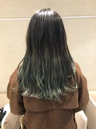ロング カラー dogstar小林諒 レイヤー/パーマのヘアスタイル