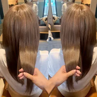 ロング カラー 韓国🇰🇷 ✂︎hair 内田愛のヘアスタイル