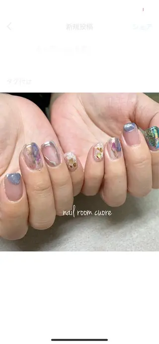 ネイル nail room  cuore所属・松尾 典子のネイルデザイン