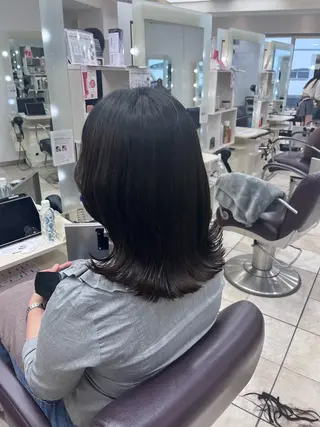 ミディアム 韓国レイヤー×モテ髪 /MITSUKI🤍のヘアスタイル