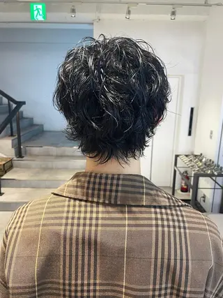 ショート パーマ メンズ 🇰🇷カルマパーマ kaito🇰🇷のヘアスタイル