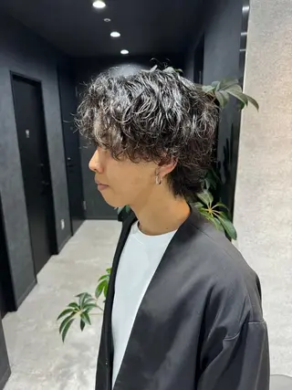 パーマ メンズ メンズサロン/パーマ BLUCK横浜⚡️のヘアスタイル