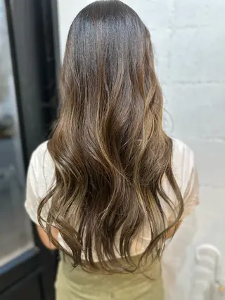 ロング カラー kaminote所属・福西 晃希のヘアスタイル