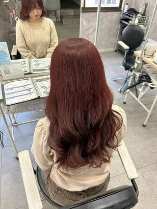 カラー 🧃暖色カラー/🪷 アレンジ/ yunaのヘアスタイル