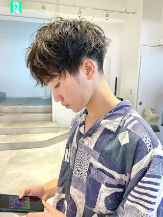 ショート パーマ メンズ 🇰🇷カルマパーマ kaito🇰🇷のヘアスタイル