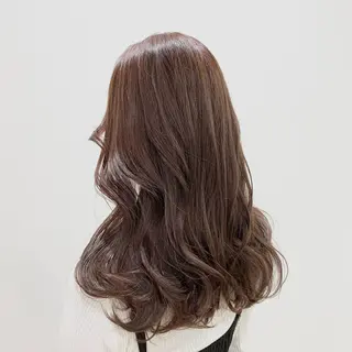 ロング カラー ヘアアレンジ キヨミ 韓国レイヤーカットのヘアスタイル