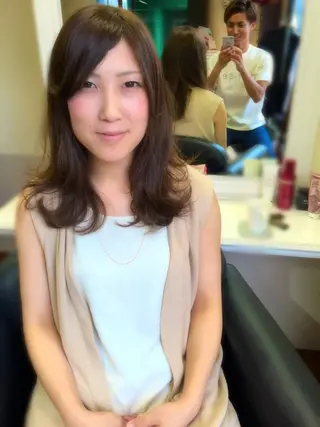 ショート ミディアム セミロング ロング カラー パーマ ヘアアレンジ メンズ 成松 勇治のヘアスタイル