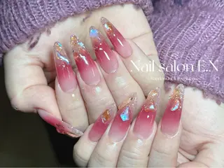 ネイル E.N🦋 長さ出し/持ち込みのネイルデザイン