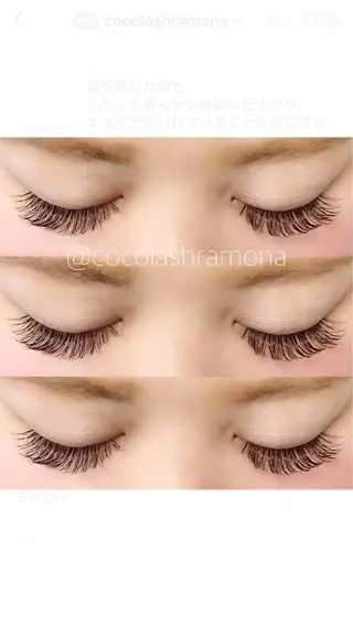 マツエク・マツパ ほのか 梅田店チーフのマツエク・マツパデザイン