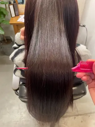 ロング カラー veretta.香里園所属・筒井 沙祐奈のヘアスタイル