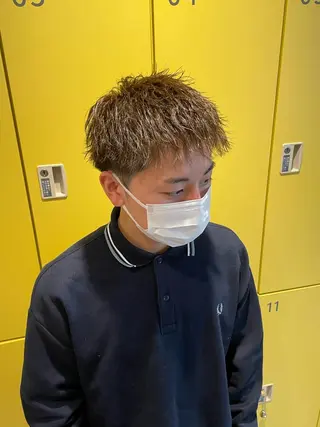 パーマ メンズ Le'a所属・渋谷/フェード/ 國分 翔のヘアスタイル