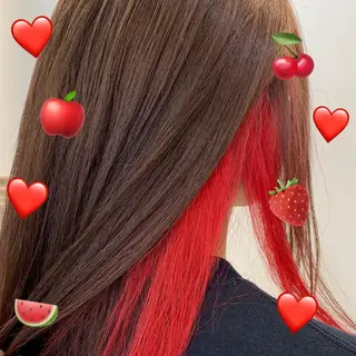 セミロング 【髪質改善特化】 艶髪/透明感カラーのヘアスタイル