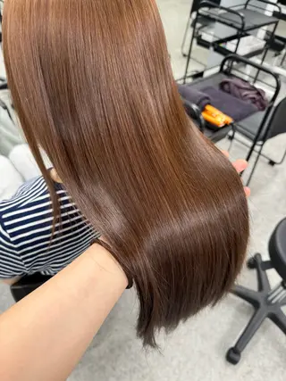 ロング カラー マティス 表参道(matiz)所属・透明感ワンカラー⛄️ ARISA❄️🎀のヘアスタイル