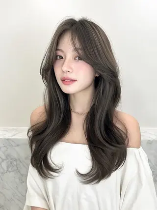 ロング 上野/ハイトーン💫 透明感🫧/カズヤのヘアスタイル