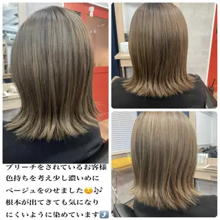 ミディアム _White所属・ＳＨＩ ＺＵのヘアスタイル