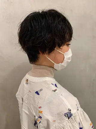 ショート パーマ アンニュイヘア🪽 ayumiのヘアスタイル