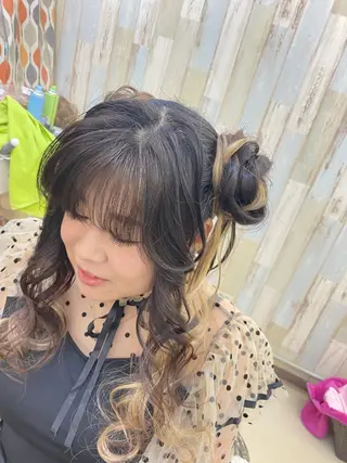 ロング ヘアアレンジ Hair Salon Noel所属・吉田 由希子のヘアスタイル