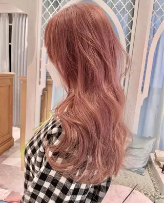 ロング 透明感カラー/カット 髪質改善/森栄範のヘアスタイル