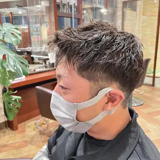 ショート パーマ メンズ ツイスパ/メンズ特化 🦋𝑺𝑶𝑵𝑬の眉毛・アイブロウイメージ