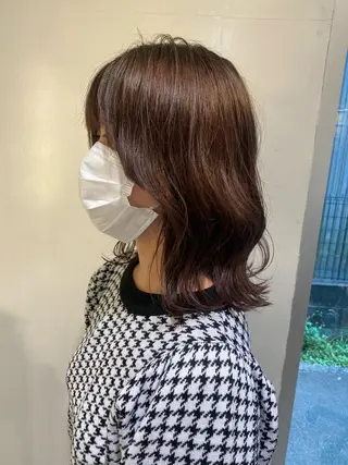 セミロング 西山 恵太郎のヘアスタイル