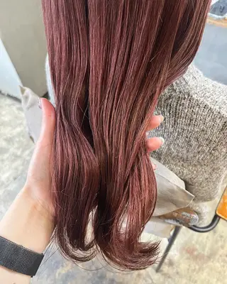 ミディアム 顔まわりカット/ 艶感カラー/sikiのヘアスタイル