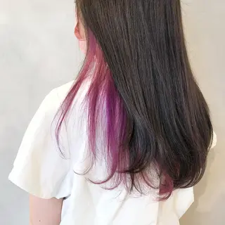 ロング カラー 🤍髪質改善➕透明感 カラー🤍川上葵のヘアスタイル