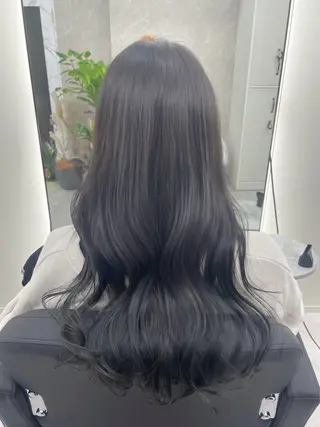 ロング カラー 心斎橋/ブリーチなし 髪質改善/レイヤーのヘアスタイル
