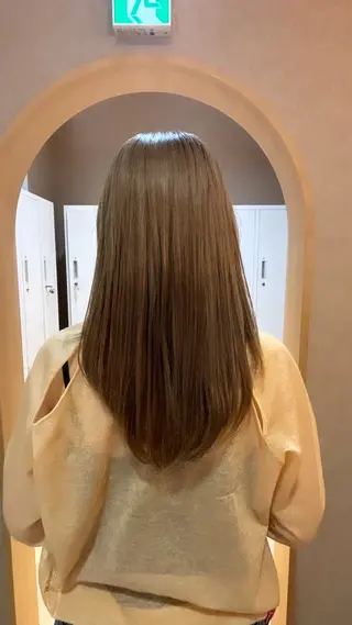 セミロング 透明感カラー🤎/ ツヤカラー/さくらのヘアスタイル