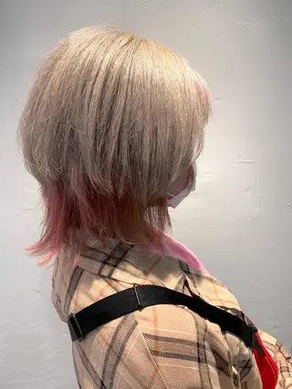 ショート カラー 立川/シールエクステ /みづきのヘアスタイル