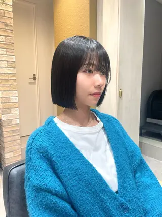 カラー 縮毛 酸性ストレート /ayumu☆のヘアスタイル