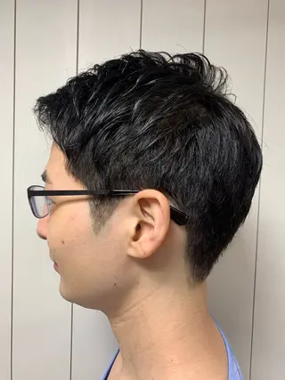 ショート メンズ KEEN青葉台店所属・キッズゲストも大歓迎 関田　周人のヘアスタイル