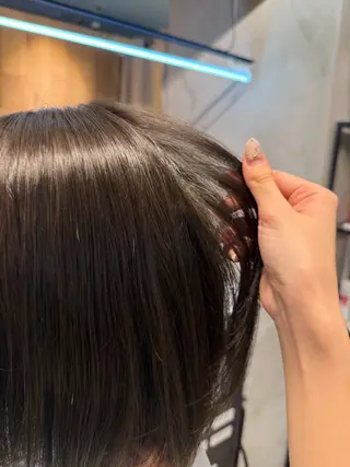 ミディアム カラー Lomalia もえかのヘアスタイル