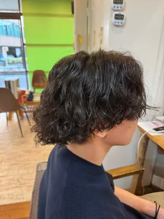 パーマ メンズカット、パーマ ✄﻿杉山来輝金沢文庫のヘアスタイル