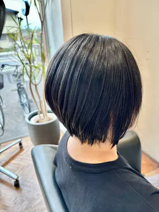 ショート パーマ 秋山知穂🌸縮毛矯正 ショートお任せ🌸のヘアスタイル