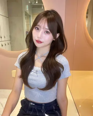 ロング カラー GLROW 大宮のヘアスタイル