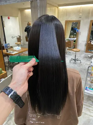 ロング カラー 透明感カラー🌿 ｛door｝髙橋輝のヘアスタイル