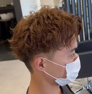 ショート カラー メンズ メンズパーマ特化💈 髙木颯太💈のヘアスタイル