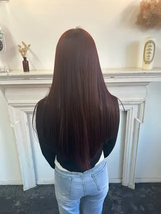 ロング カラー セットアップ所属・set-up manakaのヘアスタイル