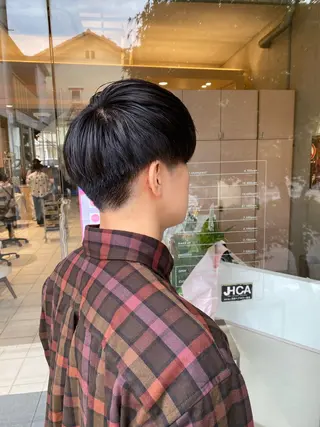 メンズ 🪼🫧垢抜け韓国風 カラー🦔さえ🦔のヘアスタイル