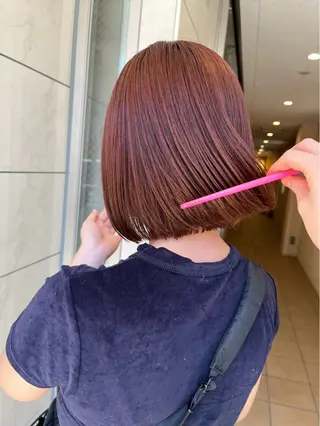 ショート カラー rina/大須/ 暖色カラーのヘアスタイル