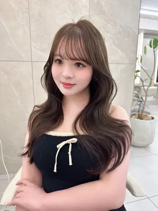 ロング MAEUL所属・🍑韓国風レイヤー 🍑莉子のヘアスタイル