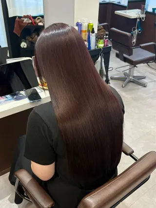 ロング カラー 韓国×髪質改善カラー 💎hinaのヘアスタイル