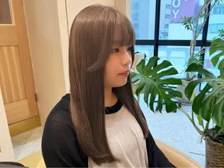 ロング カラー 韓国レイヤー/髪質 改善/縮毛🤍吉田のヘアスタイル