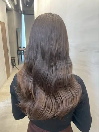 ロング カラー お肌トーン🆙カラー 全ての女性を艶髪にのヘアスタイル