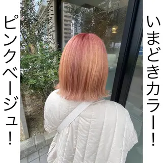 ショート カラー ヘアアレンジ Belle hair Design青野大貴のヘアスタイル