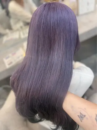 ロング カラー Maho ブリーチモデル募集中のヘアスタイル