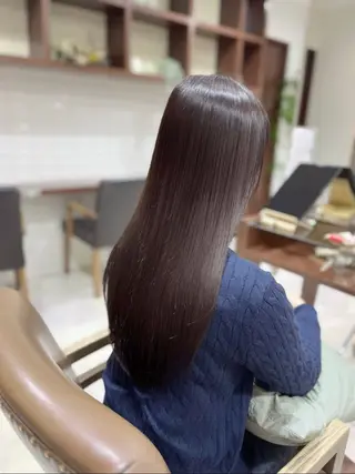ロング カラー 透明感カラー／ 艶感カラー／RAMUのヘアスタイル